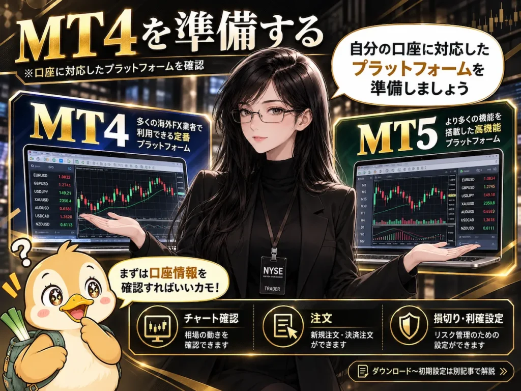 XMTradingで使えるMT4とMT5の違いを初心者向けに比較したガイド画像